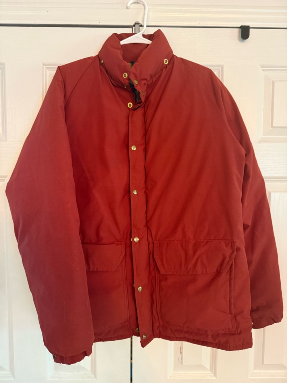 Men's Red Insulated Winter Jacket